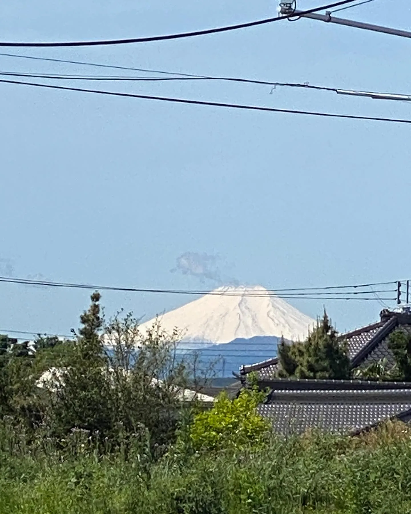 久々の富士山でした🗻帰りの飛行機✈️も最高の夕焼け🌆でした！