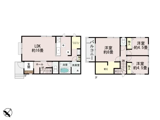 B号棟間取図