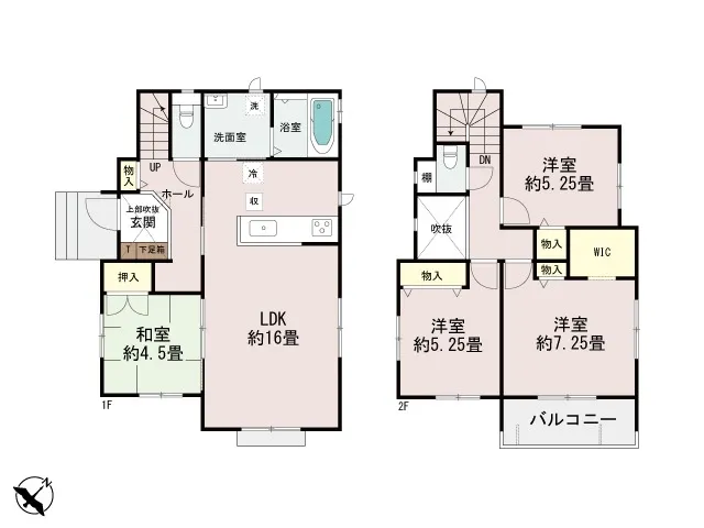 C号棟間取図