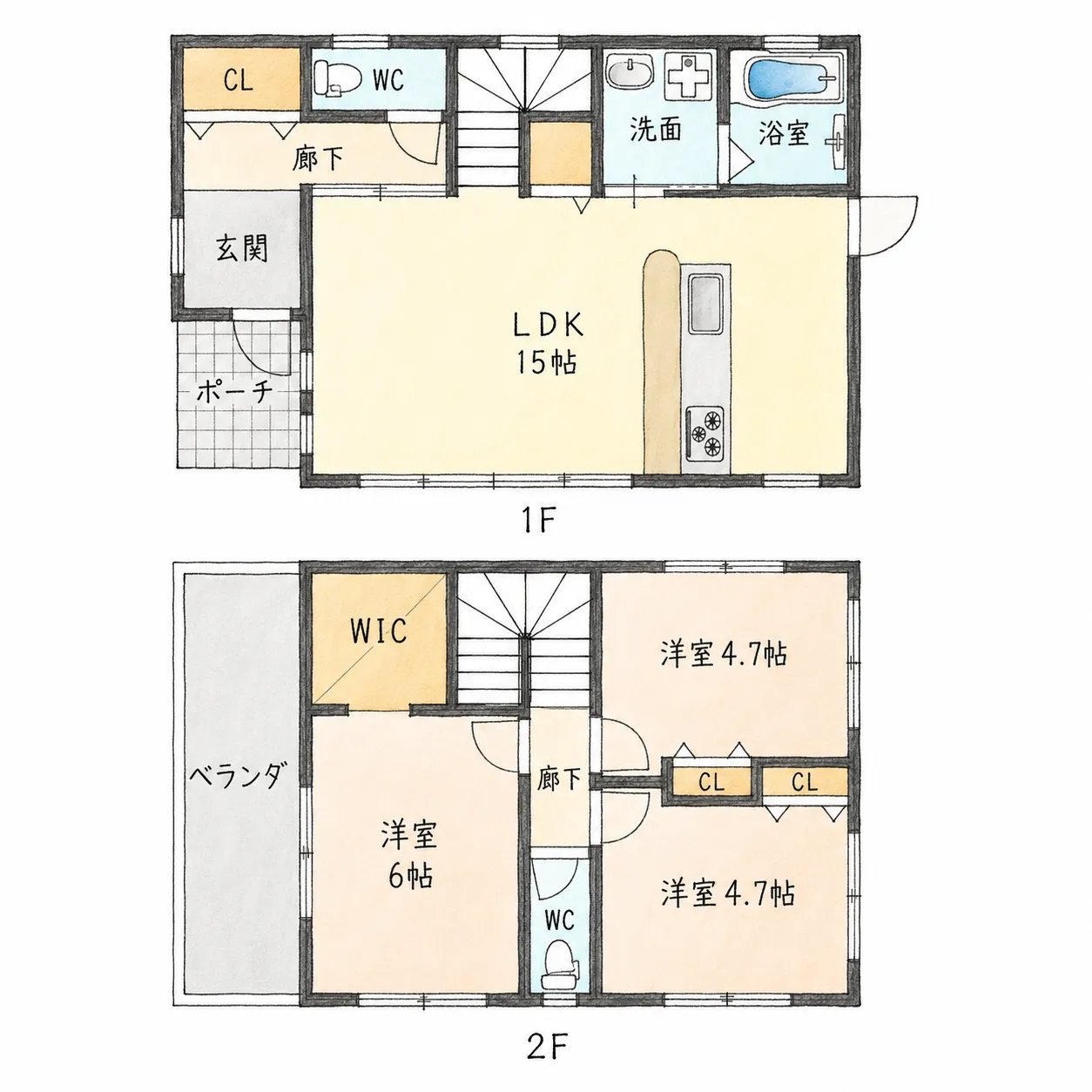3号棟間取図
