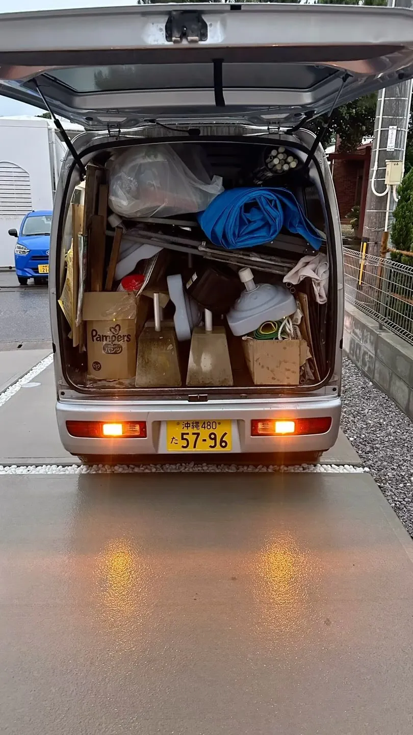 うるま市田場、撤収です^ ^